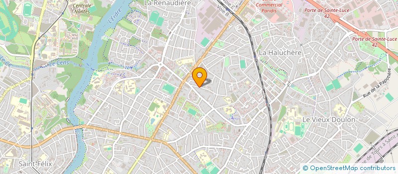 localisation de l'entreprise MONSIEUR JEROME CORMIER à NANTES