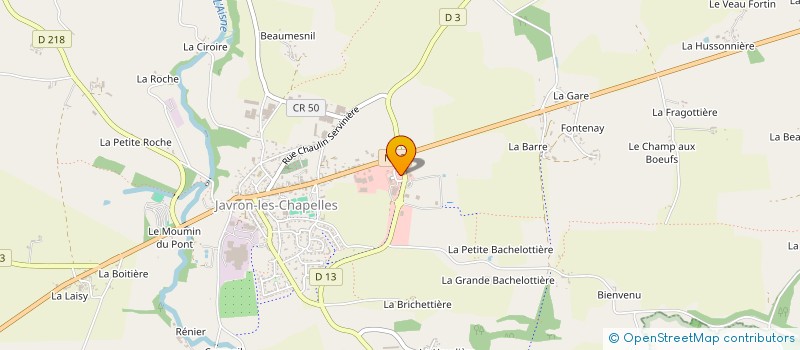 localisation de l'entreprise MONSIEUR JEROME COSSERON à JAVRON-LES-CHAPELLES