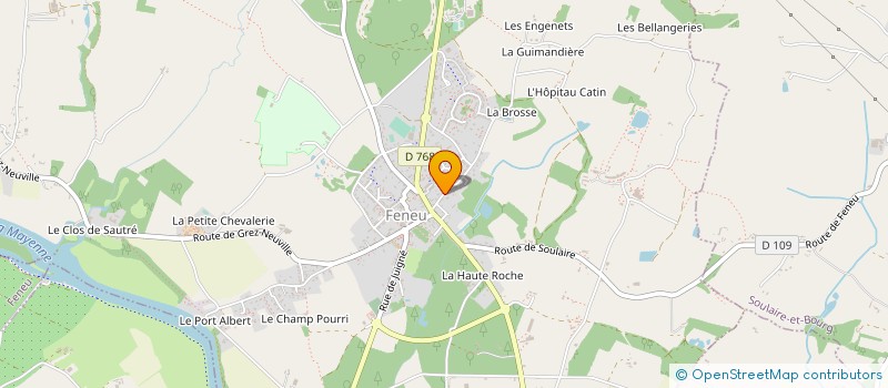 localisation de l'entreprise MONSIEUR JEROME COSSON à FENEU