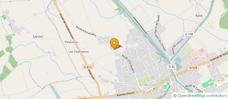 localisation de l'entreprise MONSIEUR JEROME COSTAMAGNA  MONTECH