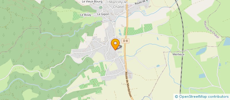 localisation de l'entreprise MONSIEUR JEROME COTE  MARCILLY-LE-CHATEL