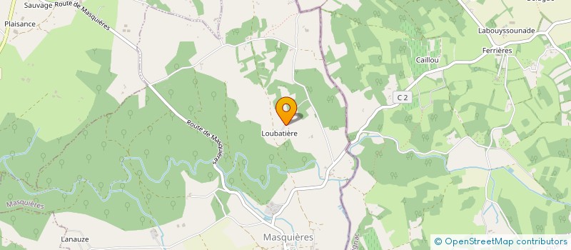 localisation de l'entreprise MONSIEUR JEROME COUDERC  MASQUIERES