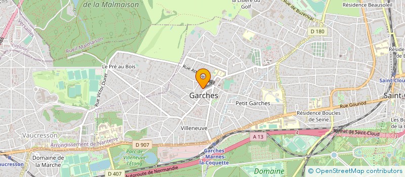 localisation de l'entreprise MONSIEUR JEROME COUDEYRAT à GARCHES