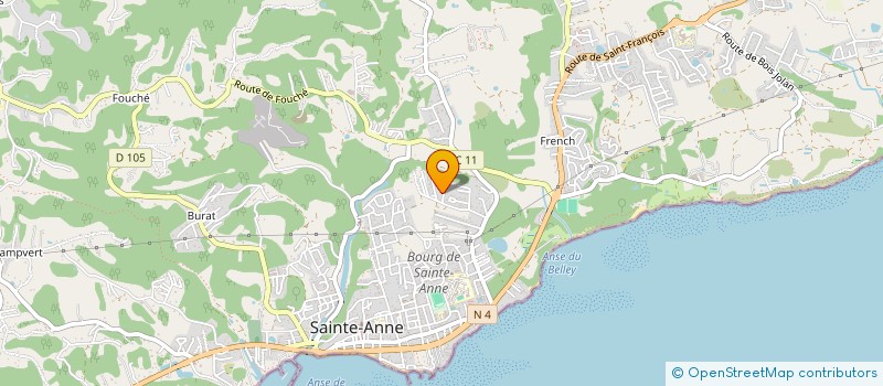 localisation de l'entreprise MONSIEUR JEROME COURIOL  SAINTE-ANNE