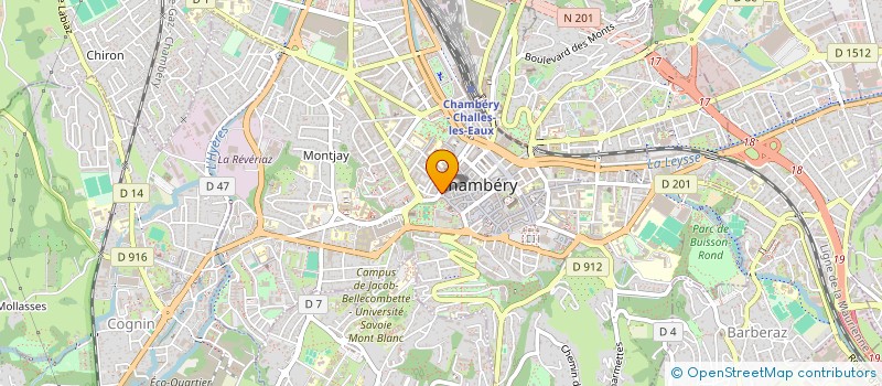localisation de l'entreprise MONSIEUR JEROME COURREAU à CHAMBERY