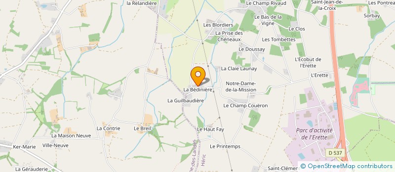 localisation de l'entreprise MONSIEUR JEROME COURTIN à HERIC