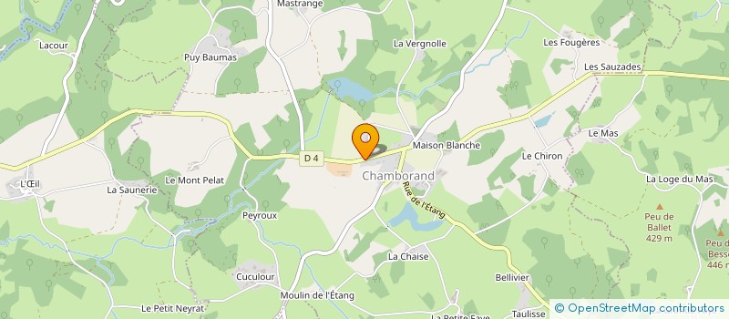 localisation de l'entreprise MONSIEUR JEROME COURTY  CHAMBORAND