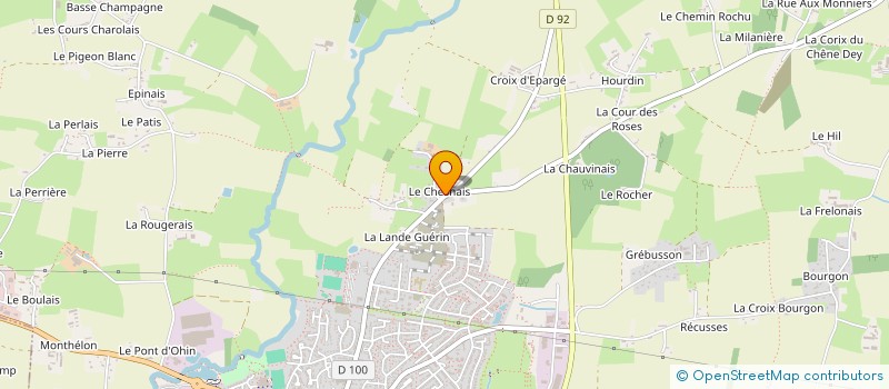 localisation de l'entreprise MONSIEUR JEROME COUSIN  ACIGNE