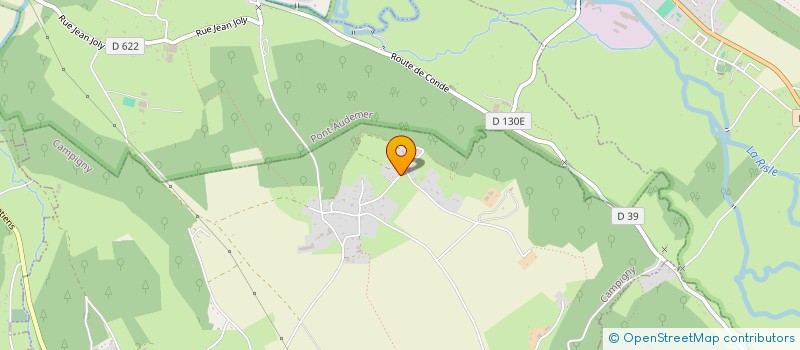 localisation de l'entreprise MONSIEUR JEROME COUSIN  CAMPIGNY