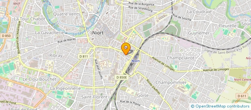 localisation de l'entreprise MONSIEUR JEROME COUSSY à NIORT