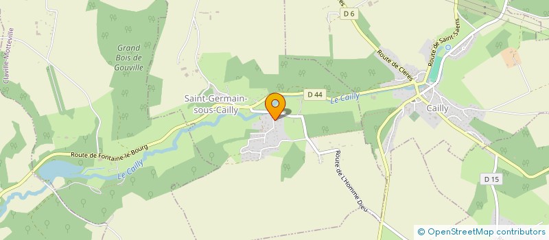 localisation de l'entreprise MONSIEUR JEROME COUTARD  SAINT-GERMAIN-SOUS-CAILLY