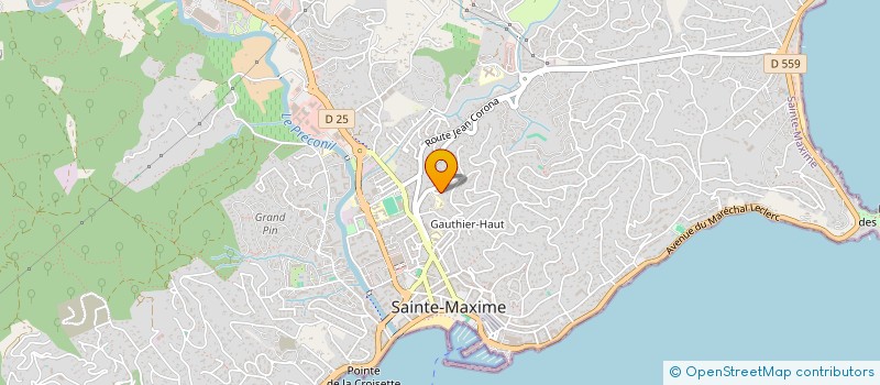 localisation de l'entreprise MONSIEUR JEROME CREPATTE à SAINTE-MAXIME