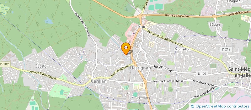 localisation de l'entreprise MONSIEUR JEROME CREPE  SAINT-MEDARD-EN-JALLES