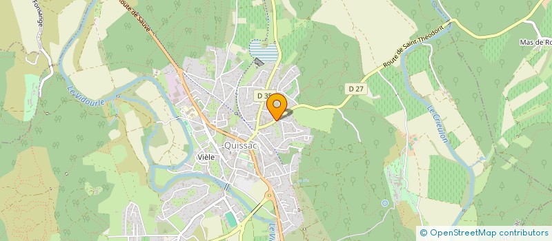 localisation de l'entreprise MONSIEUR JEROME CRES  QUISSAC