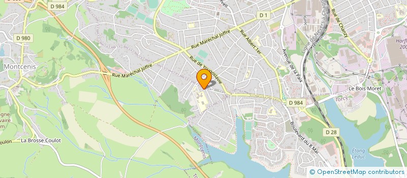 localisation de l'entreprise MONSIEUR JEROME CREUZET  MONTCENIS