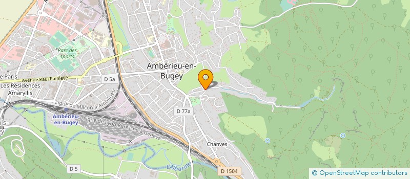 localisation de l'entreprise MONSIEUR JEROME CRISPEL à AMBERIEU-EN-BUGEY