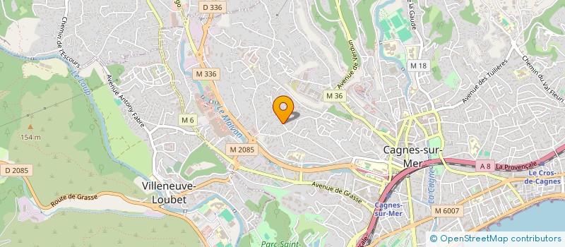 localisation de l'entreprise MONSIEUR JEROME CRISTALLI à CAGNES-SUR-MER