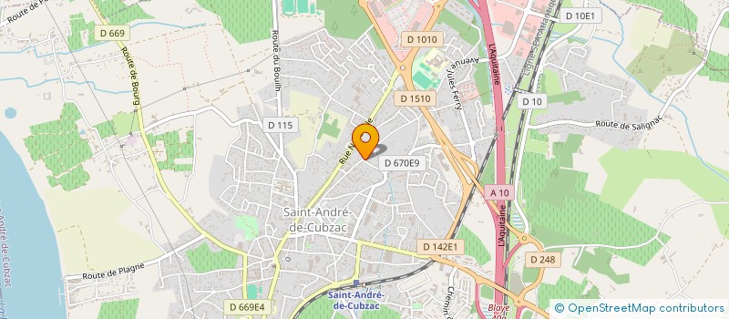 localisation de l'entreprise MONSIEUR JEROME CROS  SAINT-ANDRE-DE-CUBZAC