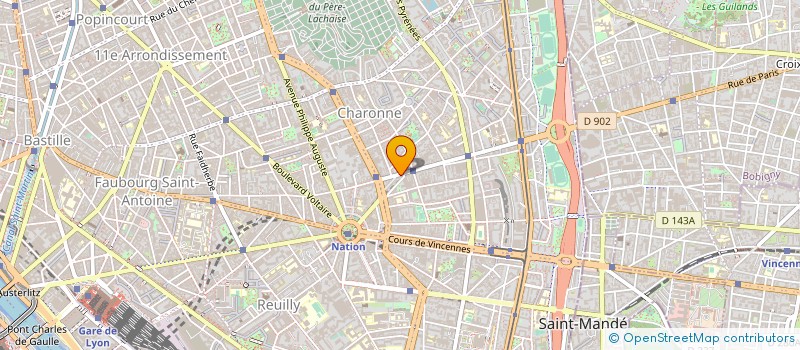 localisation de l'entreprise MONSIEUR JEROME CROUTZEILLES  PARIS