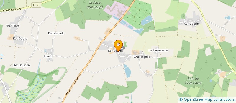 localisation de l'entreprise MONSIEUR JEROME CRUSSON à HERBIGNAC