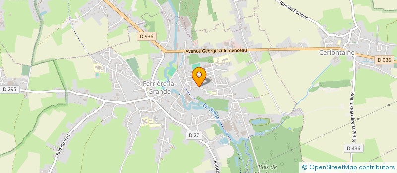 localisation de l'entreprise MONSIEUR JEROME CRUYSBERGS  FERRIERE-LA-GRANDE