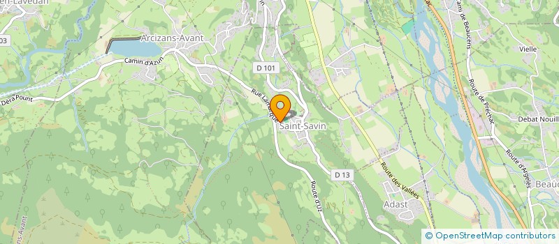 localisation de l'entreprise MONSIEUR JEROME CUESTA à SAINT-SAVIN