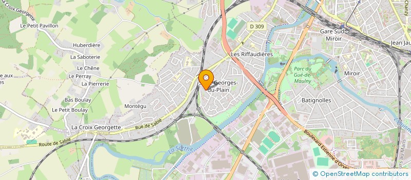 localisation de l'entreprise MONSIEUR JEROME CUNAULT  LE MANS