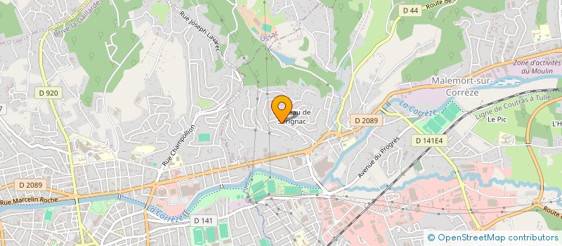 localisation de l'entreprise MONSIEUR JEROME CUSSAT  JUGEALS-NAZARETH