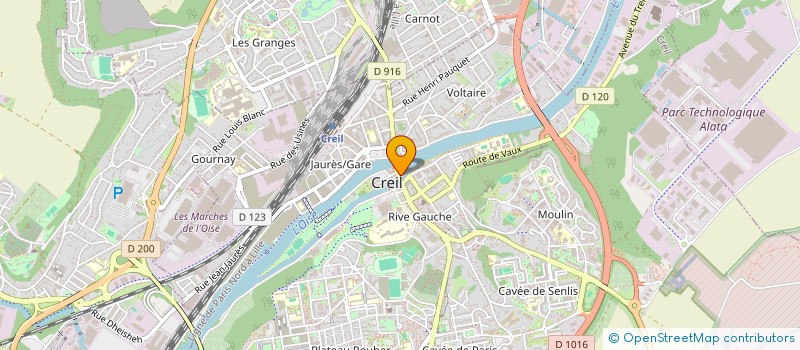 localisation de l'entreprise MONSIEUR JEROME D'ORIO  CREIL