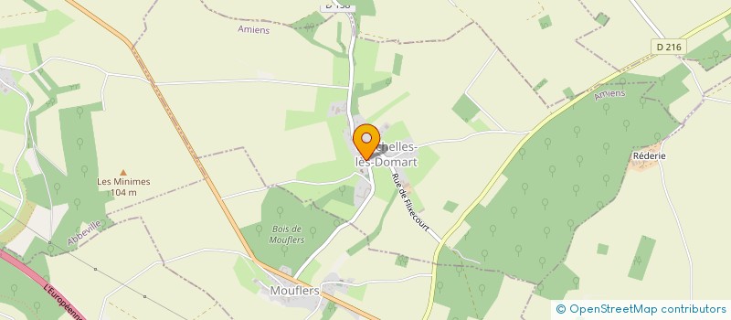 localisation de l'entreprise MONSIEUR JEROME DA SILVA  VAUCHELLES-LES-DOMART