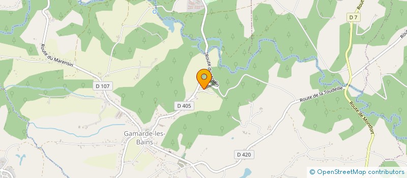 localisation de l'entreprise MONSIEUR JEROME DA SILVA  GAMARDE-LES-BAINS