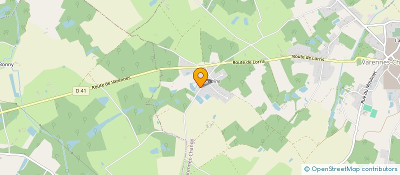 localisation de l'entreprise MONSIEUR JEROME DA SILVA  VARENNES-CHANGY