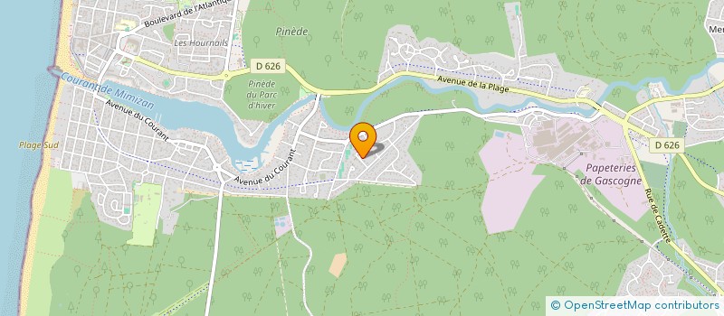 localisation de l'entreprise MONSIEUR JEROME DACHICOURT  MIMIZAN