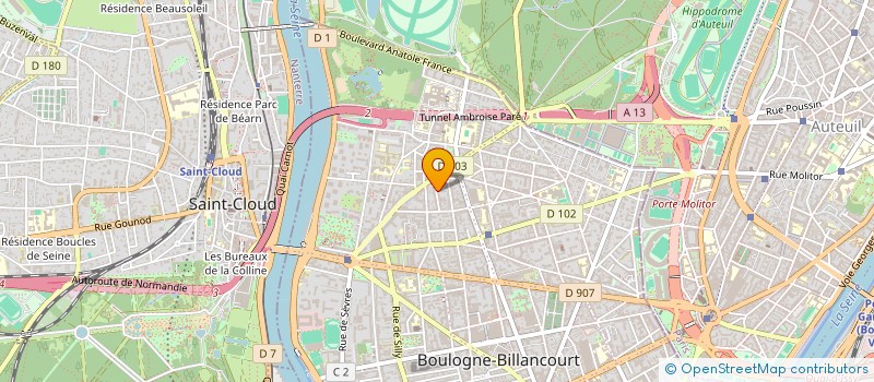 localisation de l'entreprise MONSIEUR JEROME DAGAI  BOULOGNE-BILLANCOURT
