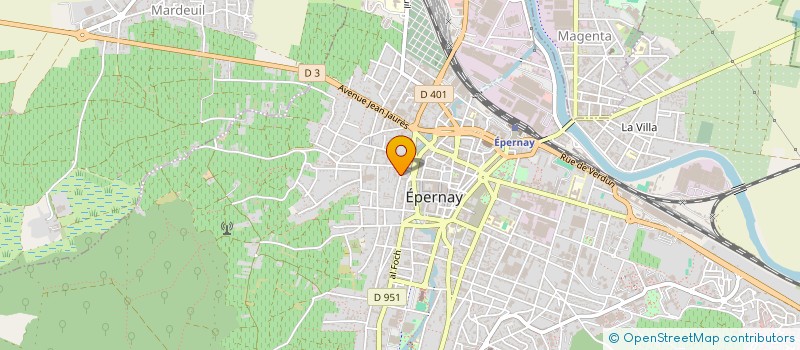 localisation de l'entreprise MONSIEUR JEROME DAGONET  EPERNAY