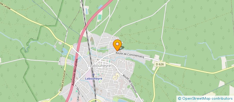 localisation de l'entreprise MONSIEUR JEROME DAGRAU  ESCOURCE