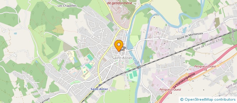 localisation de l'entreprise MONSIEUR JEROME DAGUT  SAINT-ASTIER
