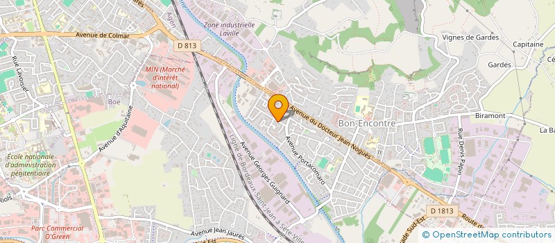 localisation de l'entreprise MONSIEUR JEROME DALLEAU  BOE