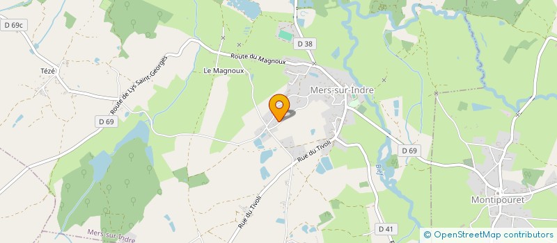 localisation de l'entreprise MONSIEUR JEROME DAMOURETTE à MERS-SUR-INDRE