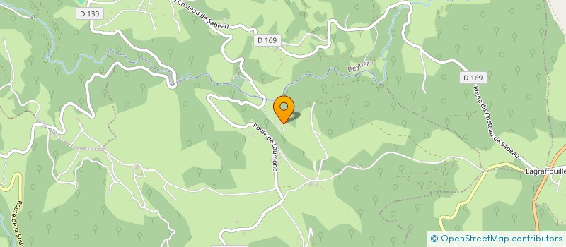 localisation de l'entreprise MONSIEUR JEROME DANDALEIX  SERILHAC