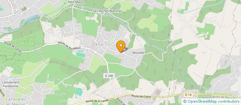 localisation de l'entreprise MONSIEUR JEROME DANEY  CENAC