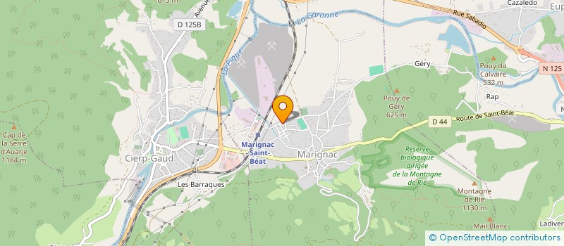 localisation de l'entreprise MONSIEUR JEROME DARIO  MARIGNAC