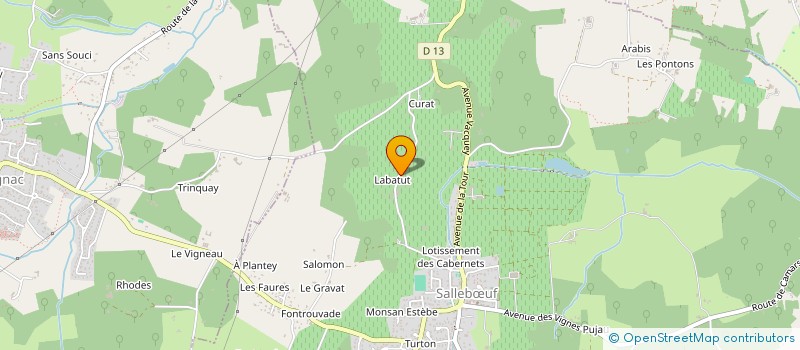 localisation de l'entreprise MONSIEUR JEROME DARSOUZE  SALLEBUF