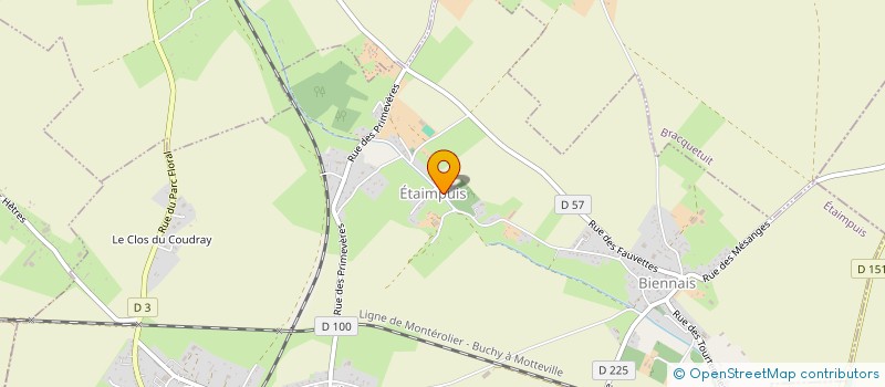 localisation de l'entreprise MONSIEUR JEROME DAUBEUF  ETAIMPUIS