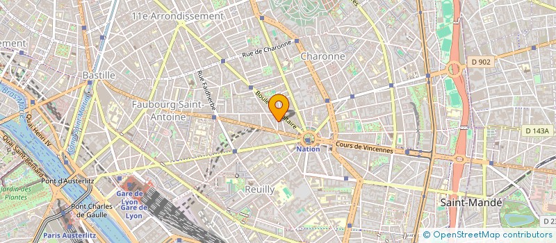 localisation de l'entreprise MONSIEUR JEROME DAUDEL  PARIS