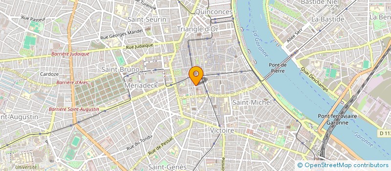 localisation de l'entreprise MONSIEUR JEROME DAUGUEN  BORDEAUX