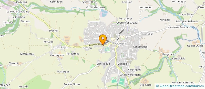 localisation de l'entreprise MONSIEUR JEROME DAULNY  PLOUVIEN