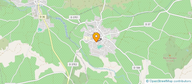 localisation de l'entreprise MONSIEUR JEROME DAURE à QUARANTE