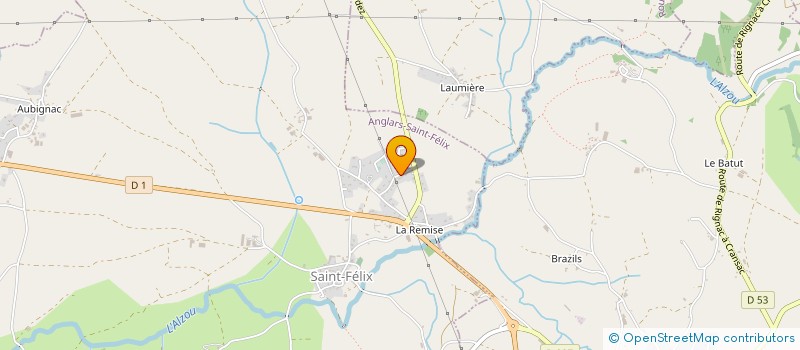 localisation de l'entreprise MONSIEUR JEROME DAUSSE  ANGLARS-SAINT-FELIX