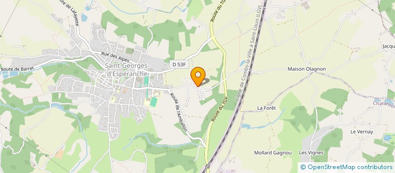 localisation de l'entreprise MONSIEUR JEROME DAVANTURE  SAINT-GEORGES-D'ESPERANCHE